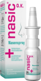 Nasic ok Nasenspray Produktabbildung