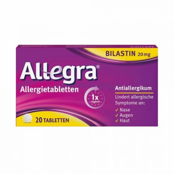 Allegra Allergietabletten 20 mg Produktabbildung