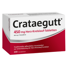 Crataegutt 450 mg Herz-Kreislauf-Tabletten Produktabbildung