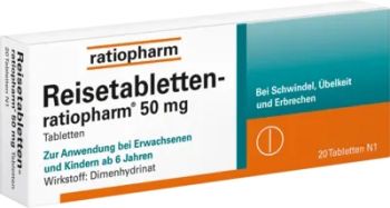 Reisetablette Ratiopharm Produktabbildung
