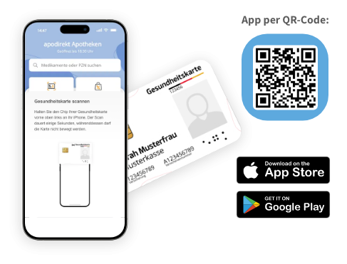 E-Rezept per iOS und Android App nutzen